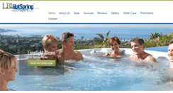 Desktop Screenshot of lbihotspringspas.com